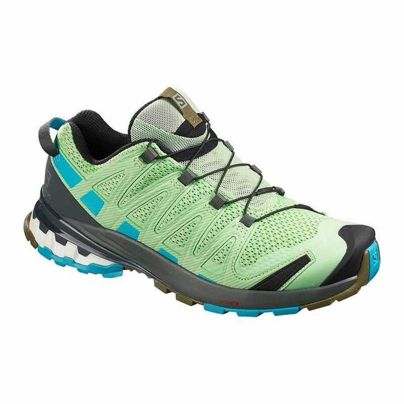 Zapatillas Trail Running Salomon Mujer Verde - Salomon Argentina XA PRO 3D V8 ,904317-AKD